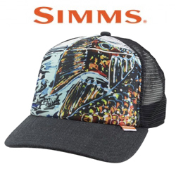 Simms Artist Foam Trucker Black