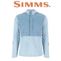 Simms Latitude BiComp Hoody, Steel Blue/Albacore