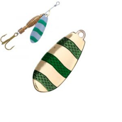 Блесна вращающаяся Mikado Drone №1 - золото/GB