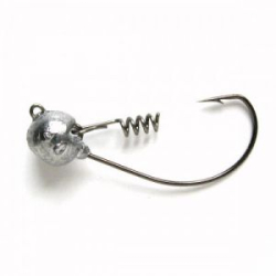 Тула Джиг-головка на оффсетном крючке с пружинкой №4 - 6 гр.