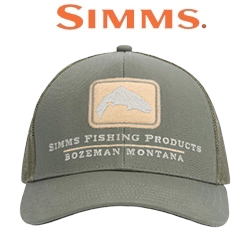 Simms Double Haul Icon Trucker, Smokey Olive