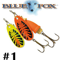 Blue Fox Vibrax Fluorescent #1 (BFF1)