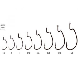 Офсетные крючки Ryugi LT Ofset NS №3/0