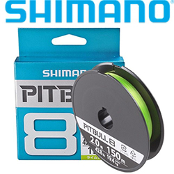 Shimano PL-M58R Pitbull 8 [Lime Green] 150m