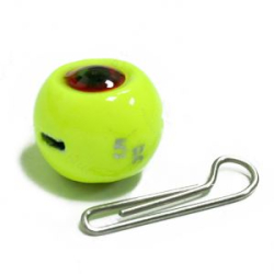 Мормыш Груз крашеный разборная чебурашка "ШАР" 5 гр., цвет 02- желтый GCR(B)C-05-02 10 шт