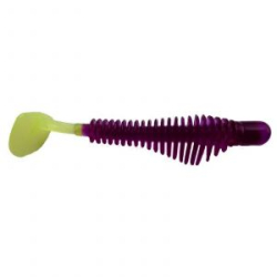 Мягкие приманки B Fish & Tackle Pulse-R Paddle Tail 2.45" - Purple/Chart Tail