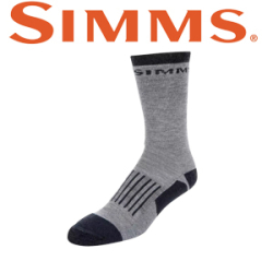 Simms Merino Midweight Hiker Sock, Steel Grey