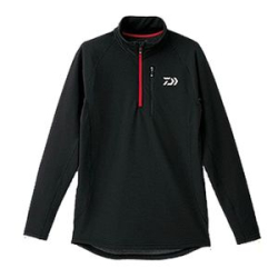 Куртка Daiwa Breathmagic Half Zip Jacket Black-Red 4XL DE-6603*