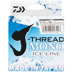 Леска Daiwa J-Thread Mono Ice Line 50m 0.09mm
