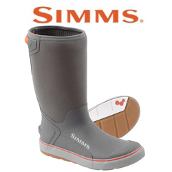 Simms Challenger Pull On Boot 14", Pewter