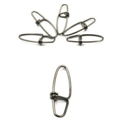 Карабин Namazu Insurance Snap, цв. BN, р. 00, test-6 кг (уп. 10 шт)