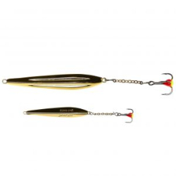 Блесна вертикальная зимняя Lucky John Fin Blade с цепочкой и крючком 60мм цв. G