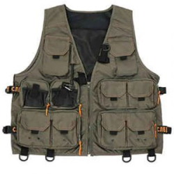 Жилет рыболовный "Следопыт" Fishing Mesh Vest Backpack, р. XL