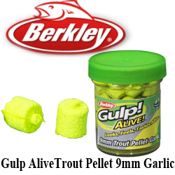 Berkley Gulp! Alive Trout Pellet 9мм Garlic