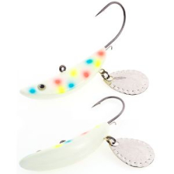 Приманка Akara Jig Spinner 50 мм 35 гр. цвет 66P фосфорный