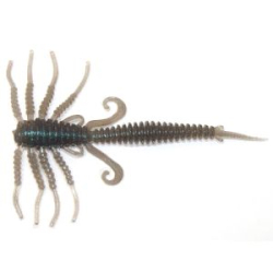 Силиконовая приманка Prizyor Alien 3" (75mm) цвет 008 Зелёная Искра