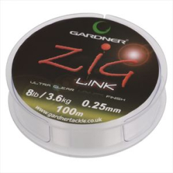 Поводковый материал Gardner Zig Link 8lb  Clear 3.6 кг XZL8C