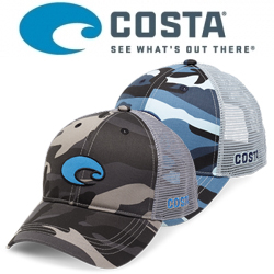 Costa XL Logo Camo Trucker