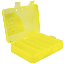 Коробочка для воблеров и балансиров Три Кита ВБ-3 2-х сторонняя (5+5 отд.) желтая (200*160*45мм)