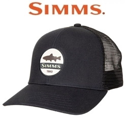 Simms Trout Patch Trucker '21, Black