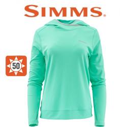 Simms Women's Solarflex UltraCool Hoody, Aruba