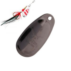 Блесна вращающаяся Mikado Blaster №1 - ( Dark Gun Smoke ) (Арт.PMB-OBL-1-DGS)