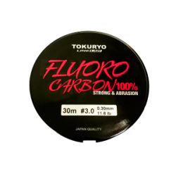 Леска флюорокарбон Tokuryo Fluorocarbon Clear 30m #1.7