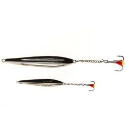 Блесна вертикальная зимняя Lucky John Fin Blade с цепочкой и крючком 60мм цв. S