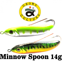 Grows Culture Minnow Spoon 6019 14g