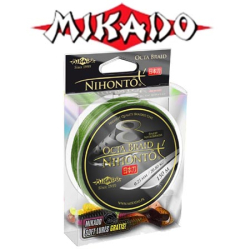 Mikado Nihonto Octa Braid Green 150м (+силиконовые приманки)