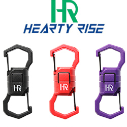 Hearty Rise Magnetic Locking Dual Carabiner HMC-2701, двойной, магнитный