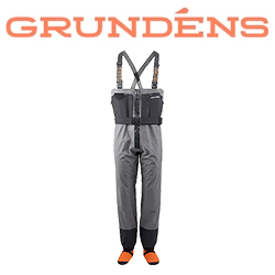 Grundens Men's Vector Zip Stockingfoot Wader, Anchor
