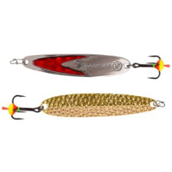 Блесна вертикальная EcoPro "Судачья" 65мм 12гр. красный флекс цвет GB/SRF