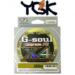 YGK G-Soul x4 Upgrade Silver 200m