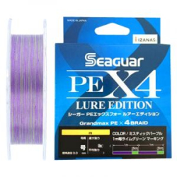 Плетеный шнур Seaguar PE X4 Lure Edition 150м 0.25