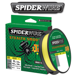 SpiderWire Stealth Smooth 12 Braid Ярко-желтая 150м