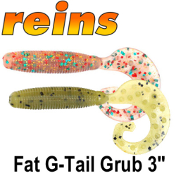 Reins Fat G-Tail Grub 3"