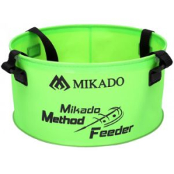 Ведро для замешивания прикормки EVA Mikado Method Feeder 003 ( 35 x 17cm ) салатовая (UWI-MF-003)