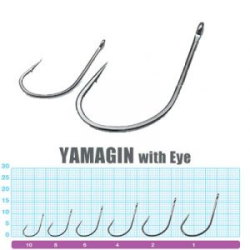 Одинарный крючок Owner 53853 Yamajin w/eye BC №1/0 7шт