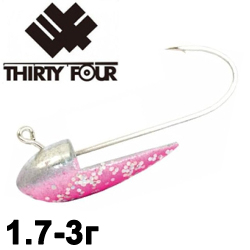 Thirty34Four Glitter Head Pinkglow