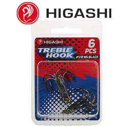 Higashi TH-1 Treble Hook NS Black