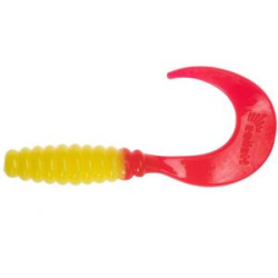 Силиконовая приманка Helios Credo 2,35"/6,0 см Yellow RT 7шт. (HS-10-038)