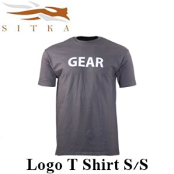 Sitka Logo T Shirt S/S Ash