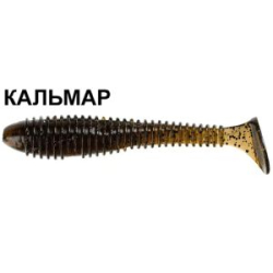 Силиконовая приманка Crazy Fish Vibro Fat 2.7" 1-71-26-6 кальмар цв. swamp (болото)