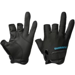 Перчатки мужские Shimano GL-008Y BK 3XL, цвет - черный, р. 3XL