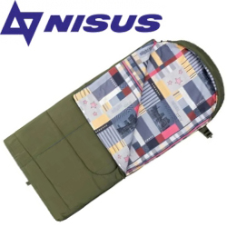 Nisus Travel Wide Plus (220х106) Hollowfiber зелёный