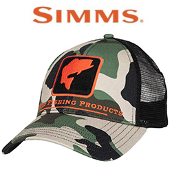 Simms Bass Icon Trucker, Woodland Camo