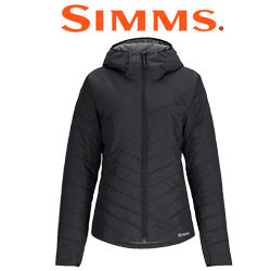 Simms Women's Fall Run Insulated Hoody, Black