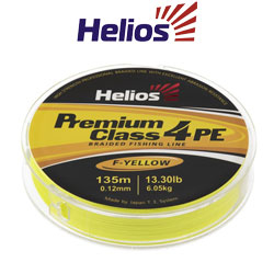 Helios Premium Class 4 PE Braid Fluorescent Yellow 135m