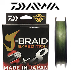 Daiwa J-Braid Expedition × 8E 150m Dark Green